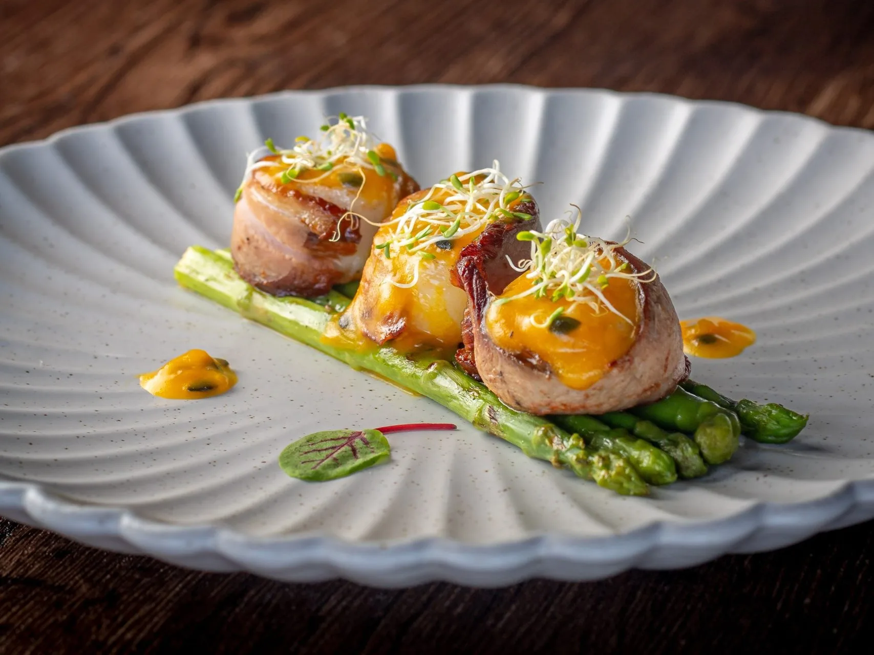 Petto d'Anatra Affumicato con Capesante