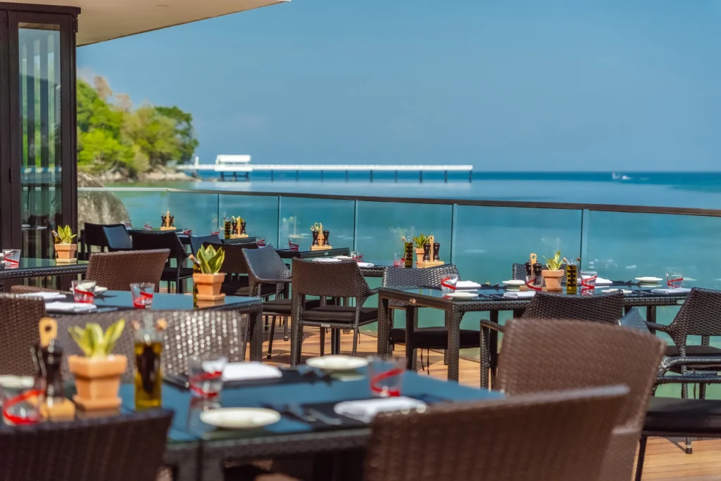 Terrace dining area