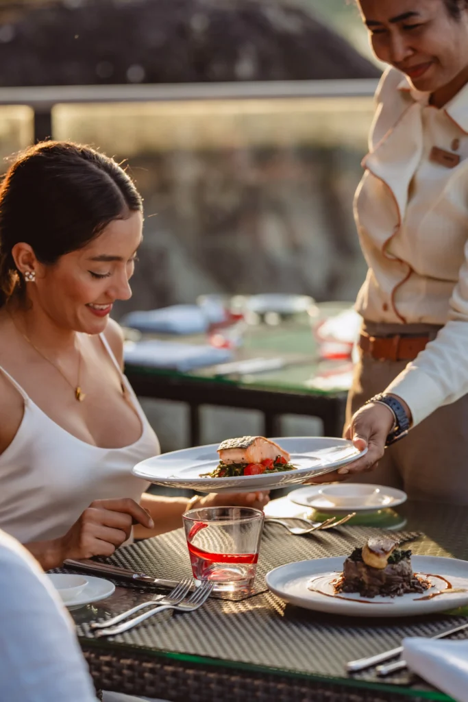 Golden hour dining